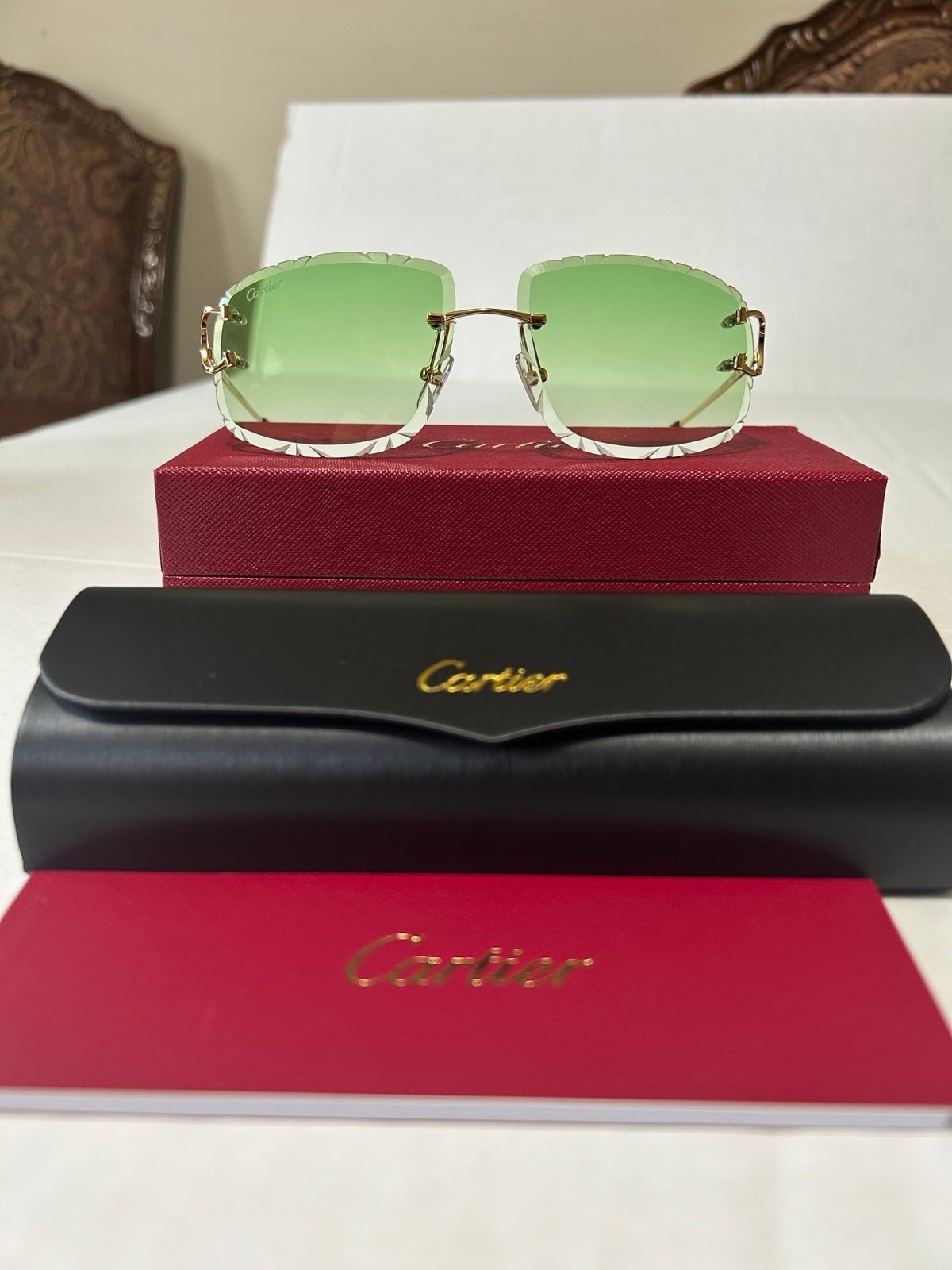 Cartier Green Sunglasses | Send offers!