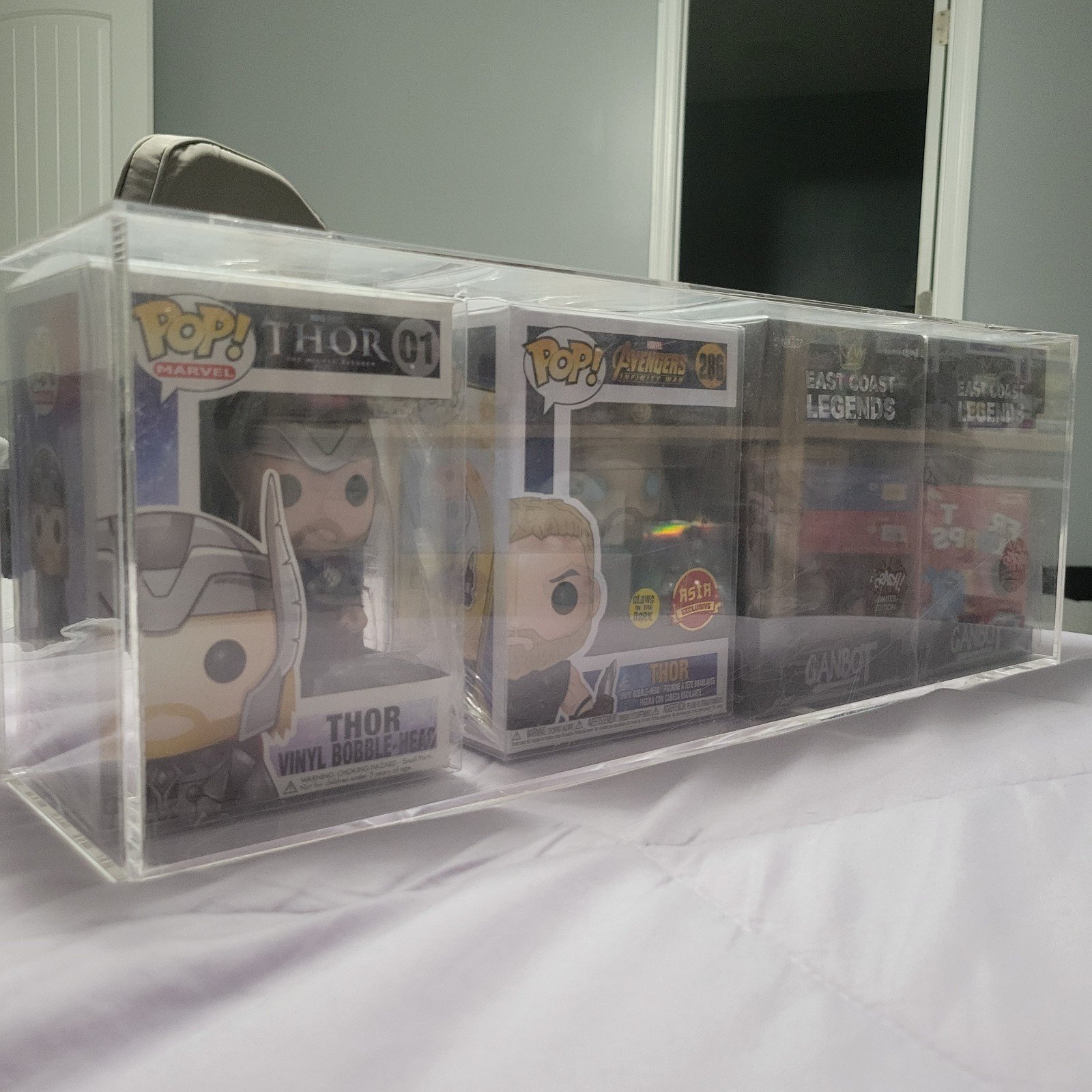Clear plastic Display case