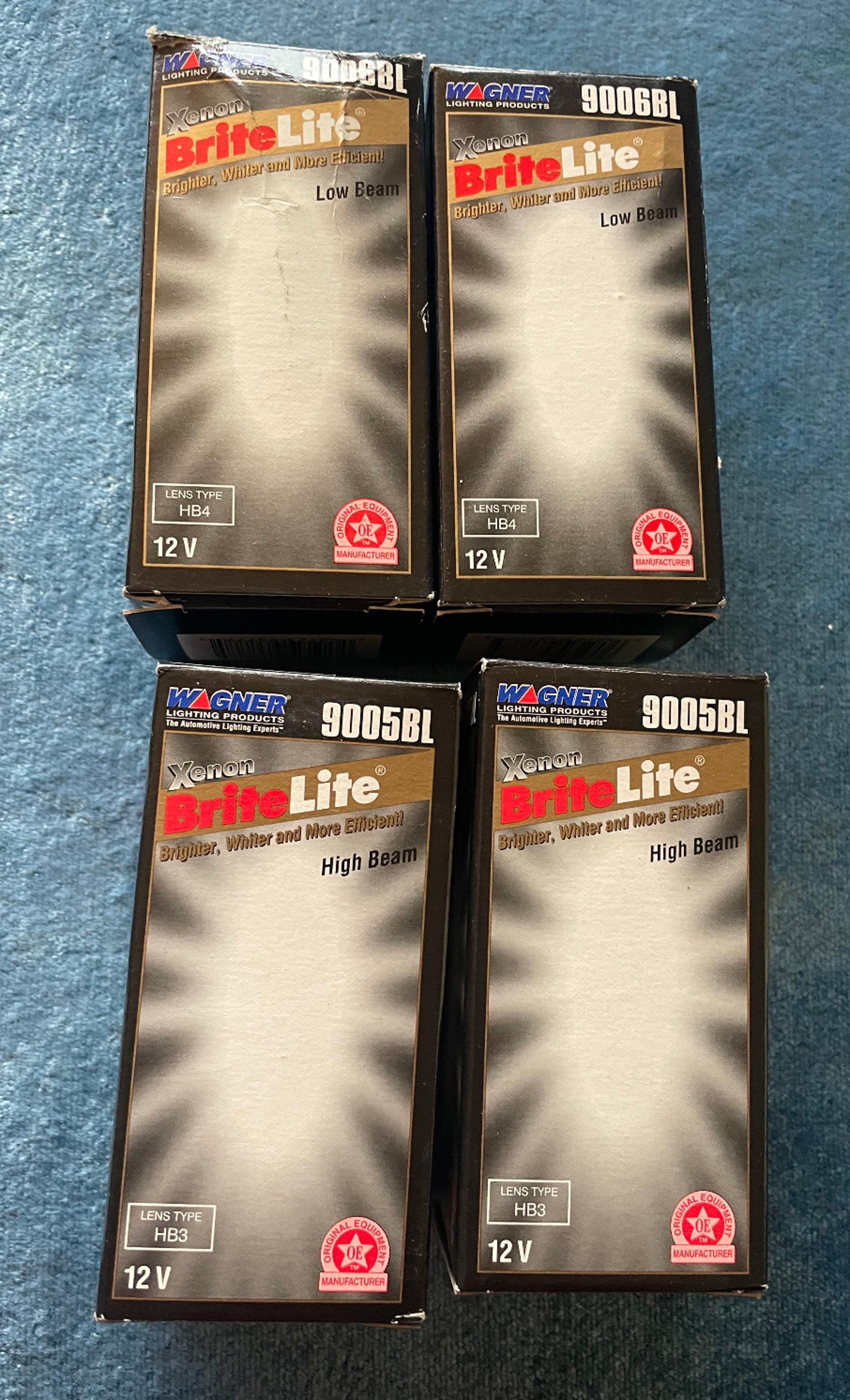 New Wagner Brand Xenon Brite Light High Beam/ Low Beam Set