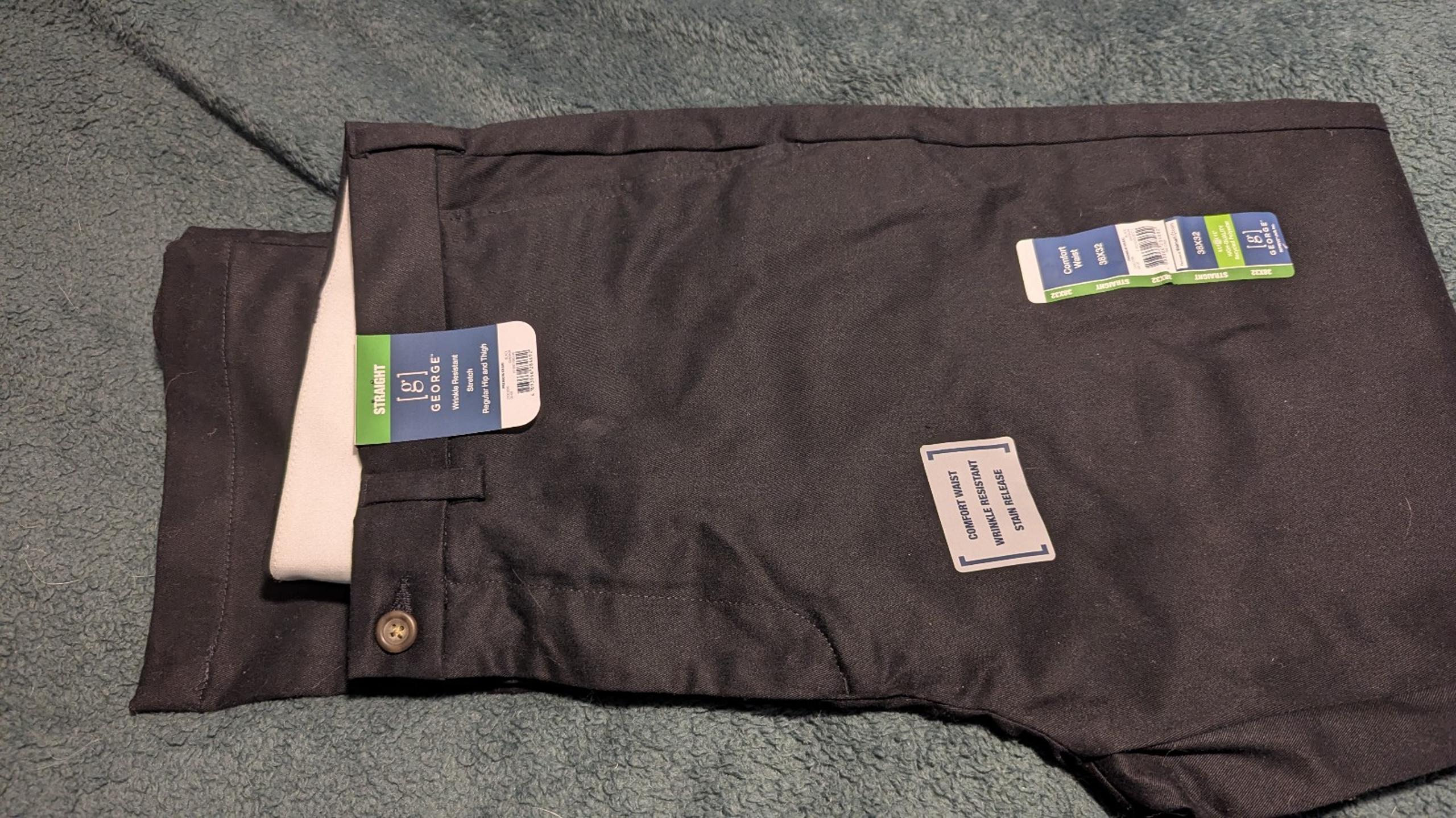 Men's black dress pants