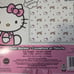 HELLO KITTY Rainbow Sun Mushroom Full/Queen 90 x 90 White Throw Blanket