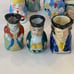 Vintage Toby Mug Lot Of 14 Ceramic