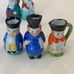 Vintage Toby Mug Lot Of 14 Ceramic