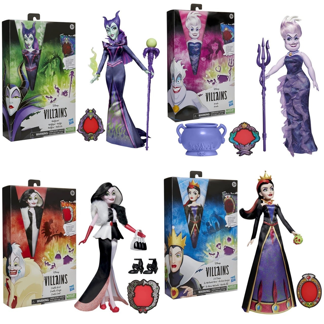 Disney Villians Set Of 4