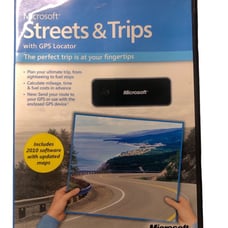 Microsoft Streets & Trips 2009 With GPS Locator Updates RV Travel PC