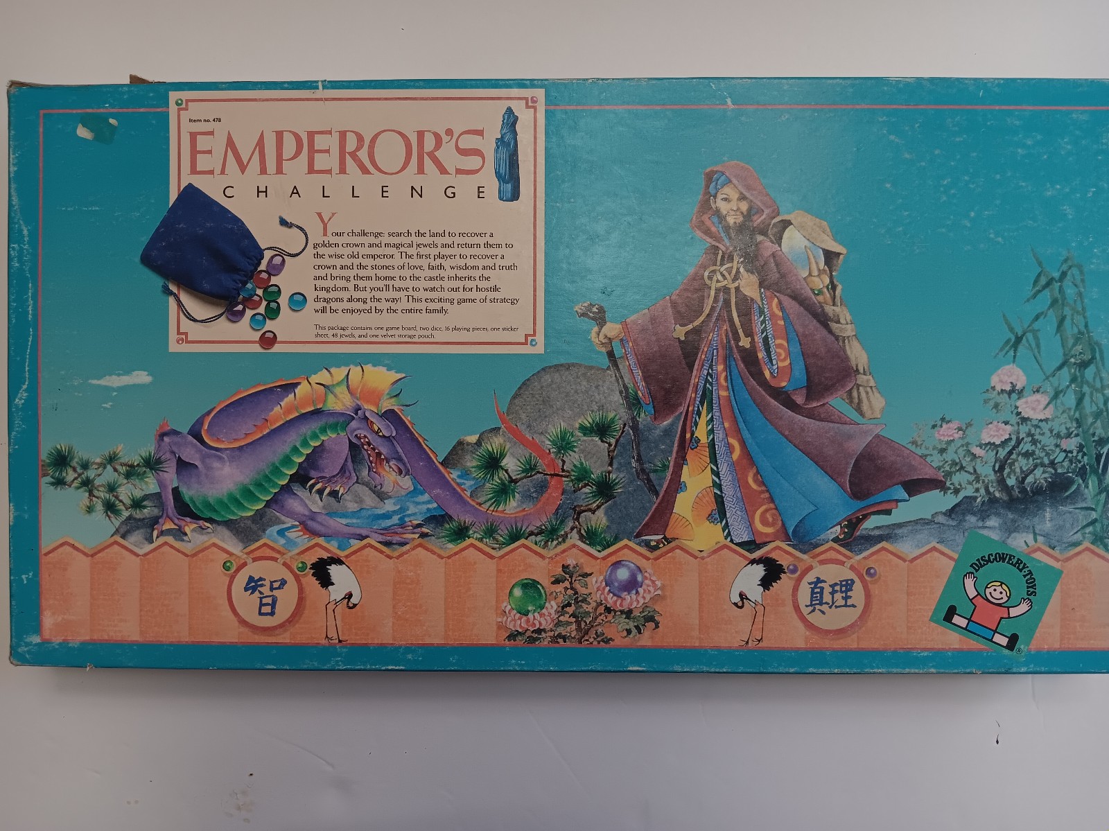 EMPEROR’S CHALLENGE Board Game 1986 Discovery Toys