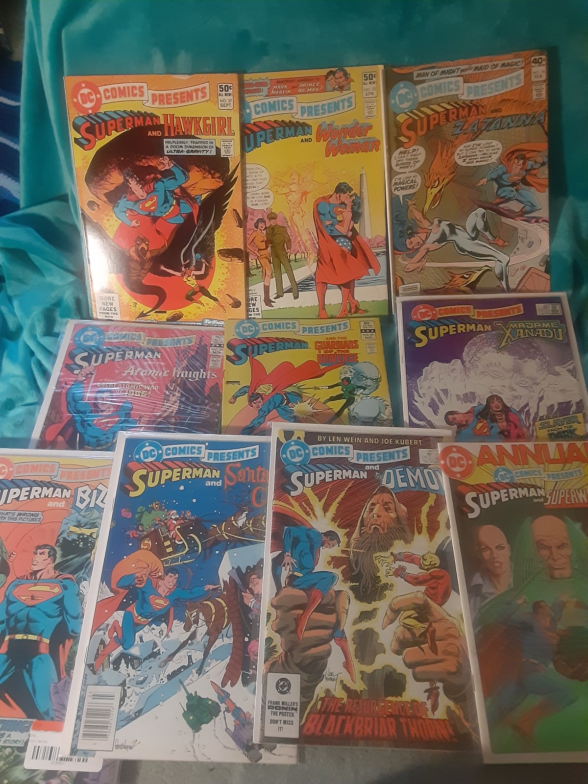 10 DC Comics Presents Superman comic book lot 18, 32,37,57,60,65,66,67,71,annual