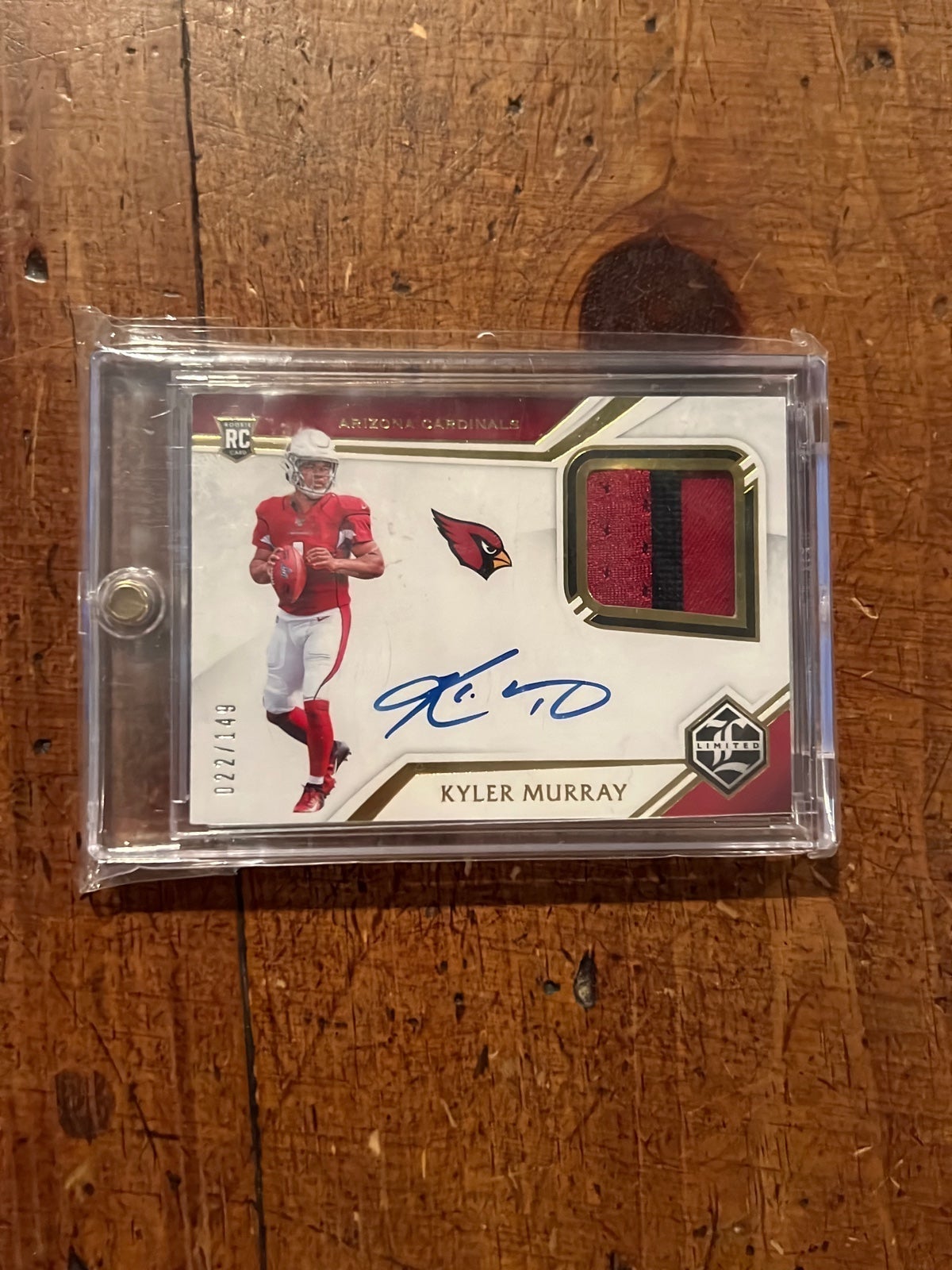 Limited Rookie RPA Kyler Murray /149 on card auto