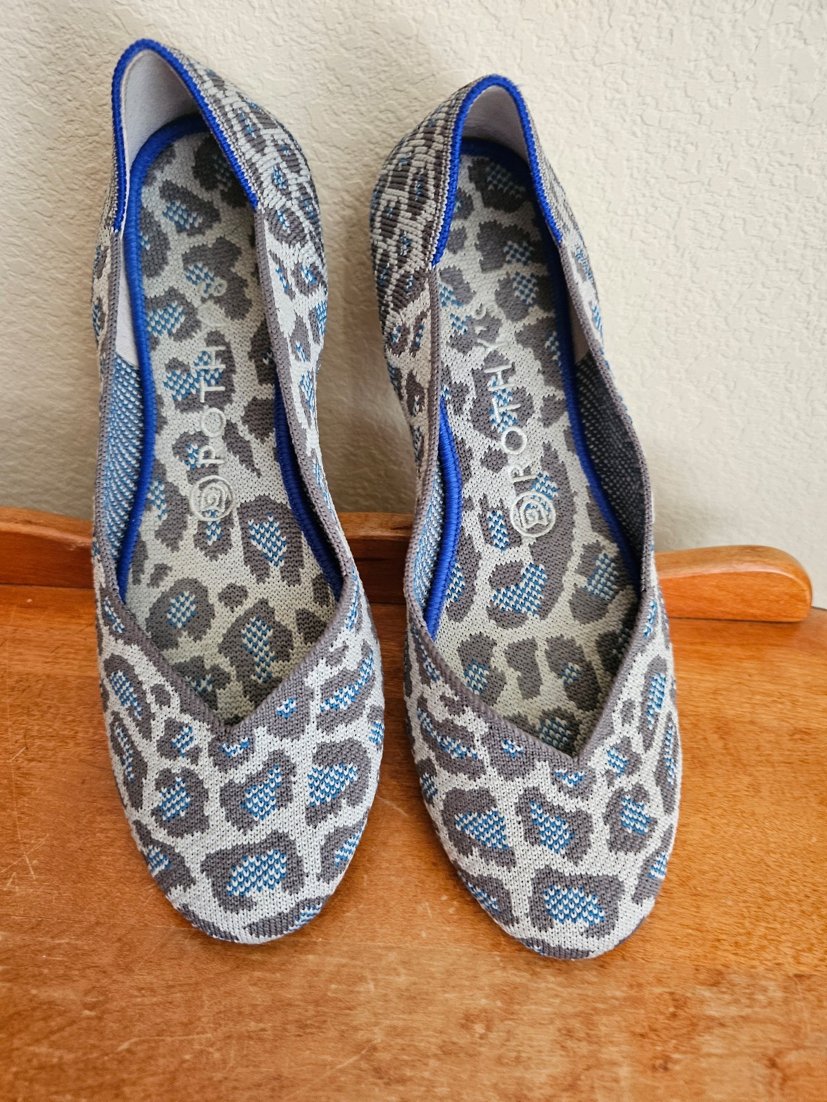Rothy's Leopard Print Flats / Shoes / Slip-On's 8.5
