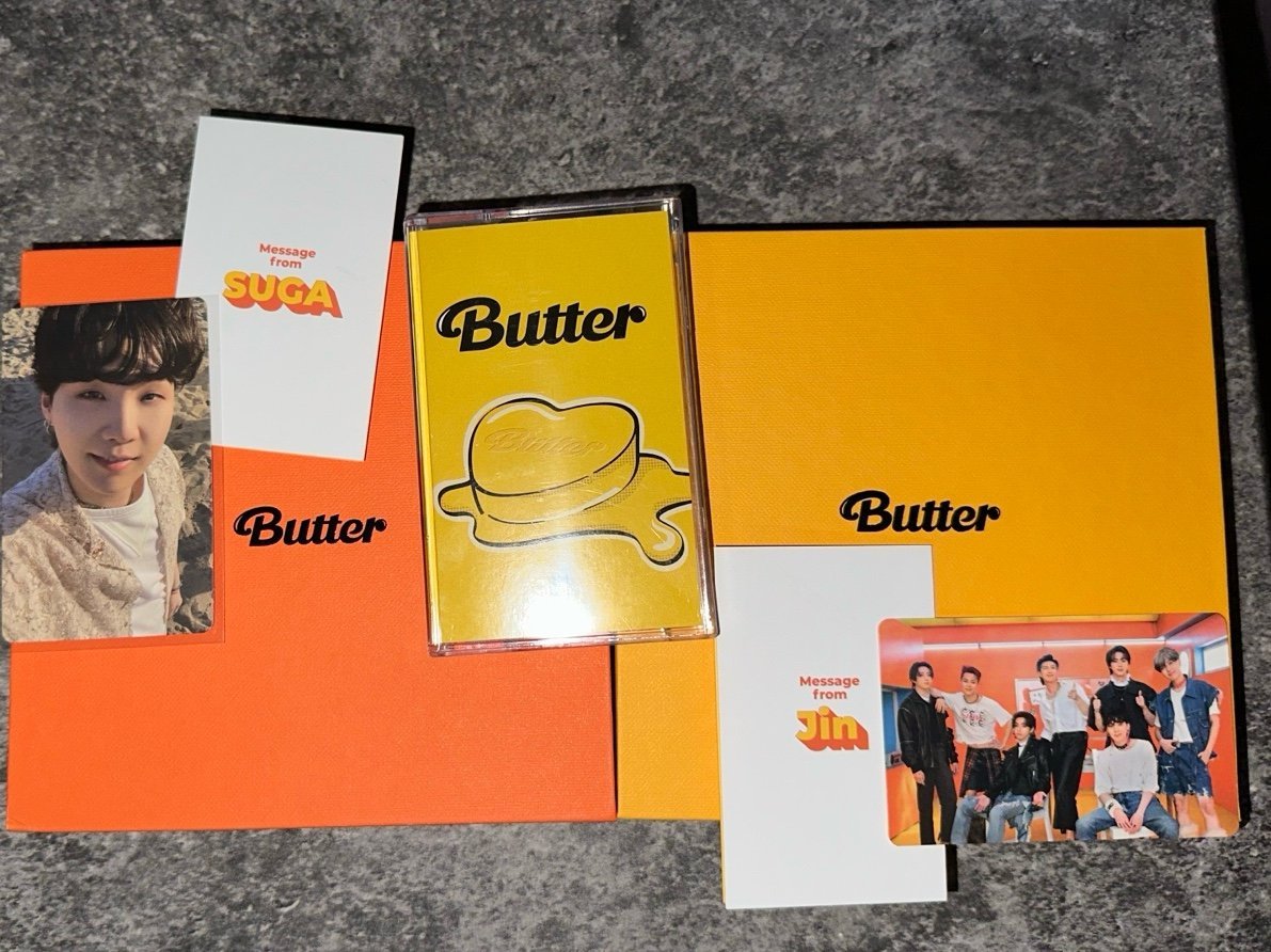 BTS Butter Albums and Cassette