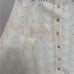 Vintage Wintuck Collared Knit Cape with Fringe in White - OS