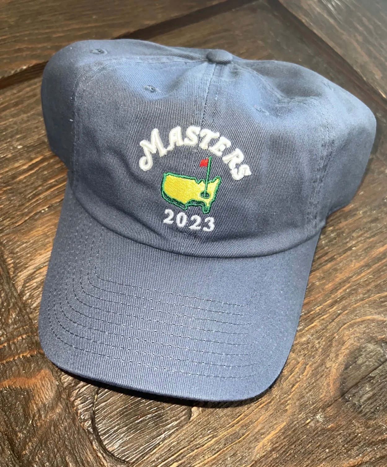 2023 Navy Blue Masters Adjustable Hat Augusta National Purchased at THE MASTERS 2023 Navy Blue Masters Adjustable Hat Augusta National Purchased at THE MASTERS