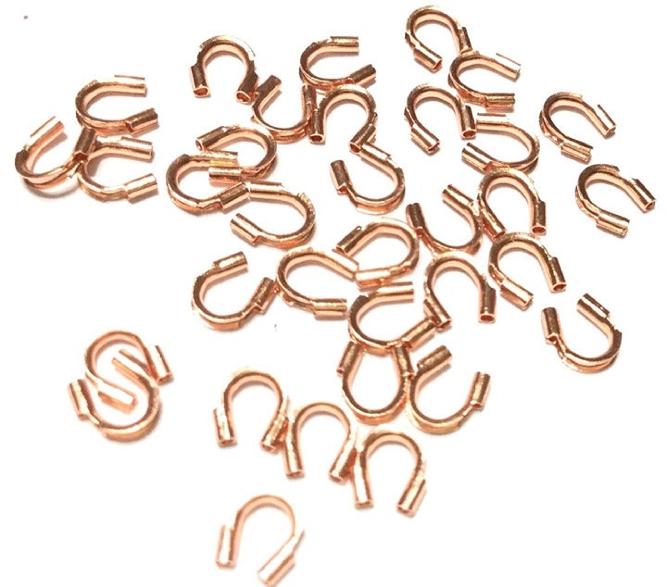 52 Wire Guardian thread Protector Copper Plated Jewelry Findings