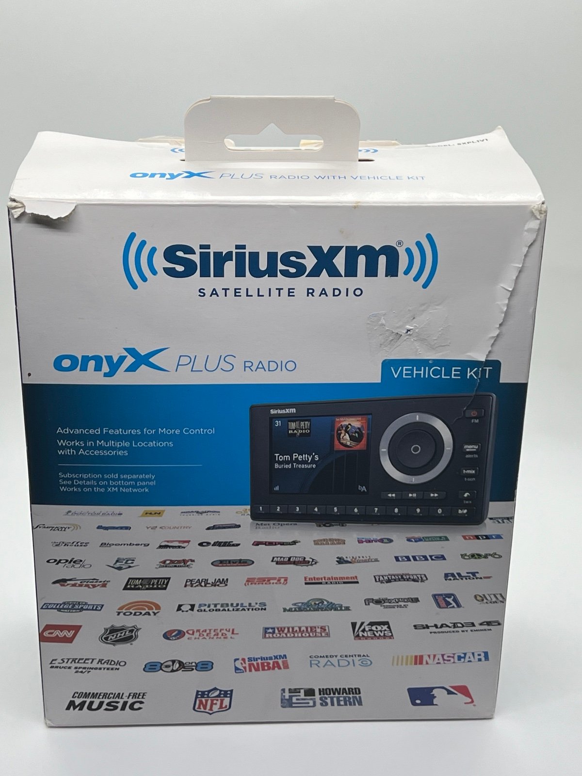 SiriusXM onyX Plus Home Kit Dock & Play Radio Vehicle Kit SXPL1V1. Nib Open Box