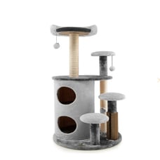 40 Inch Cat Tree Tower Multi-Level Activity Tree with 2-Tier Cat-Hole Condo L4