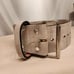 CUSTOM Excellent Condition - 4 Powerlifting Belt - Gray / Suede / Leather