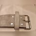 CUSTOM Excellent Condition - 4 Powerlifting Belt - Gray / Suede / Leather