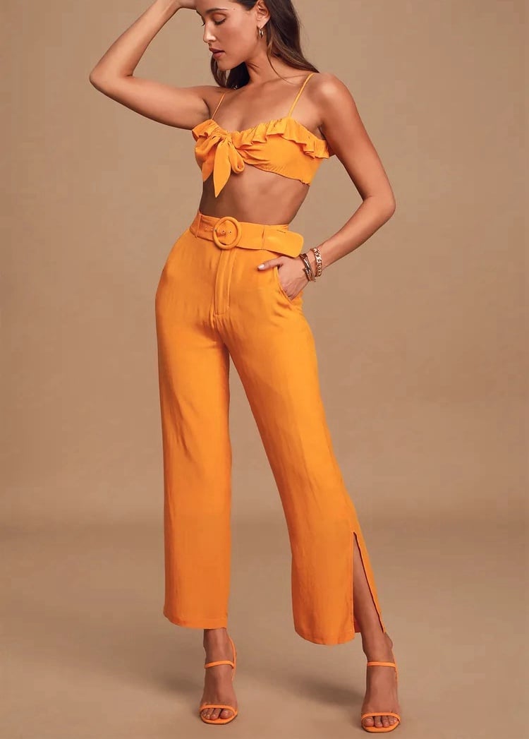 Capulet Celina Orange Belted Pants
