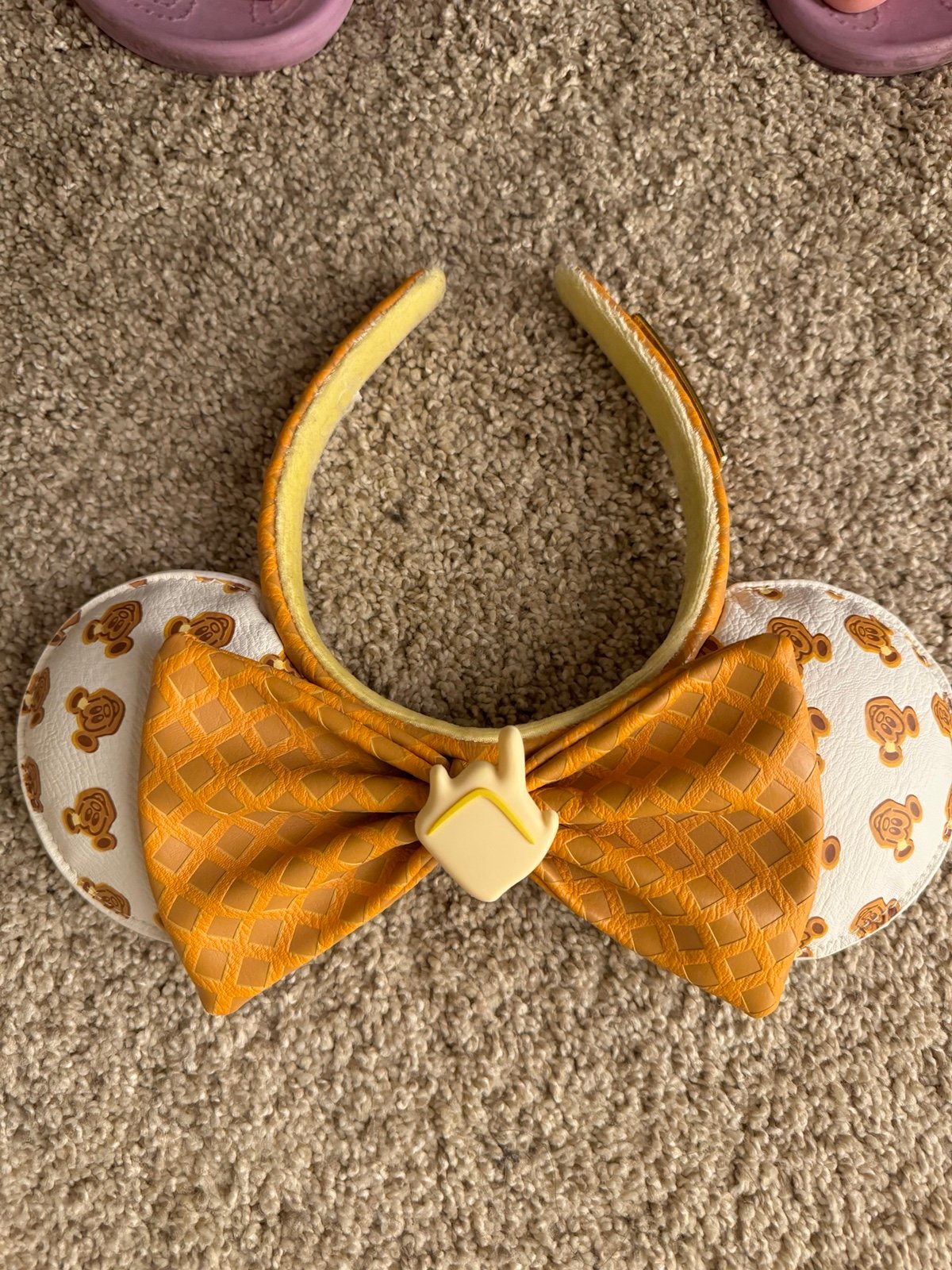 Minnie Mouse Waffle Ear Headband by Loungefly