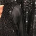 Vtg creative Creations 100% silk beaded sequin evening dress flapper party