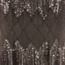 Vtg creative Creations 100% silk beaded sequin evening dress flapper party