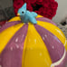 Hello Kitty hot air balloon ceramic cookie jar NWT
