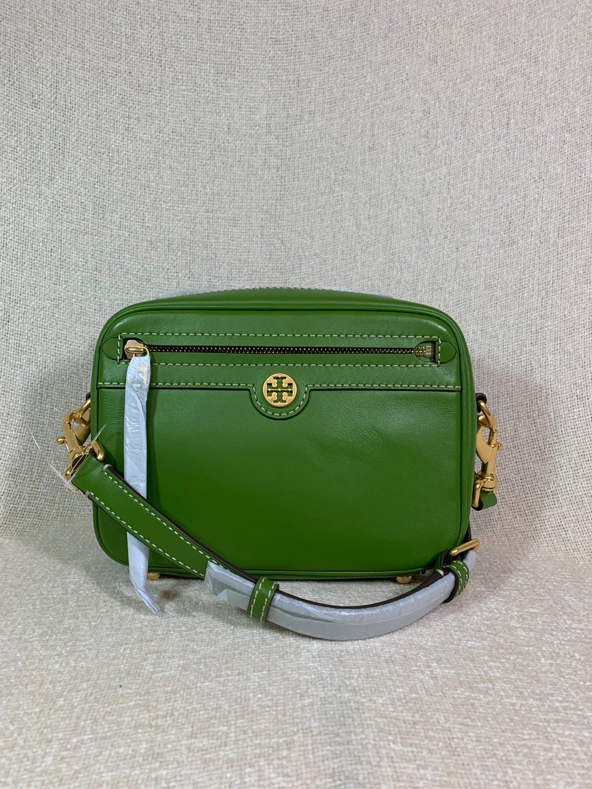 Tory Burch T Monogram Leather Camera Bag