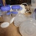 4 breastpumps+parts and extras!