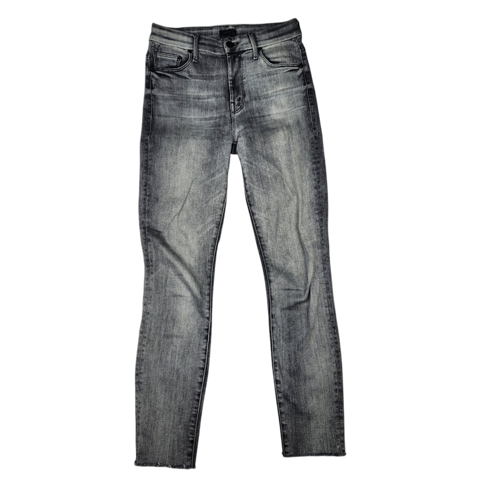 Mother Jeans Womens Size 25 High Waisted Looker Ankle Fray Grim Shadows Pants