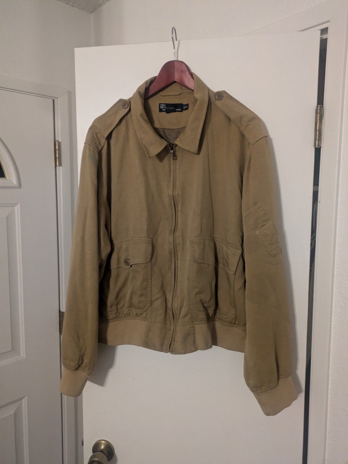 Polo Ralph Lauren Silk Bomber Mens XL