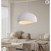 Japanese Style Concrete Pendant Light with E26 Base 12”