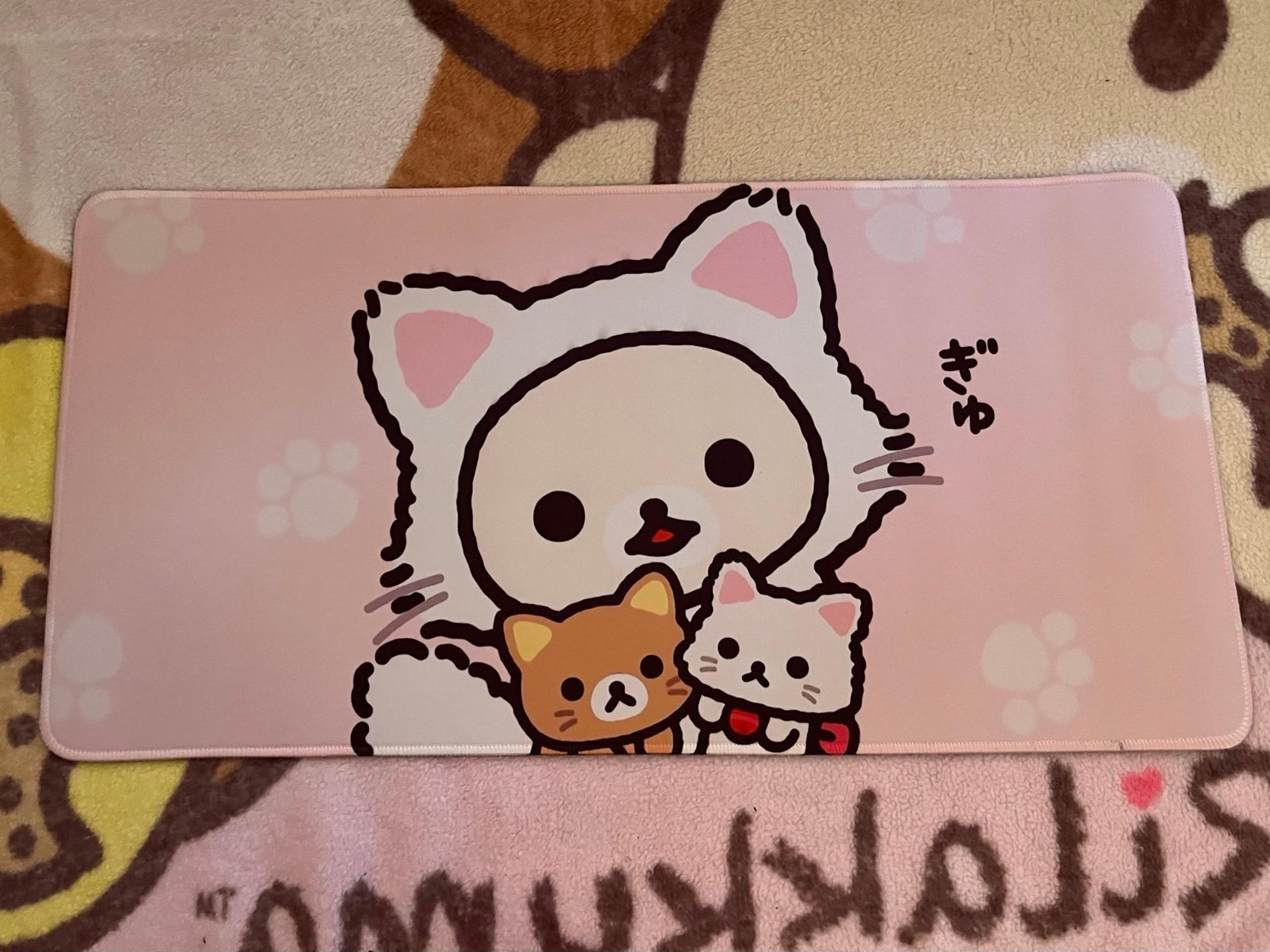 Rilakkuma Korilakkuma Cat Mouse Pad