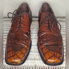 Vintage Men's Real Snake Skin Shoes