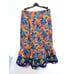 Asos Damask Embroidered Tropical Skirt Size 14