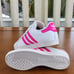 adidas Coast Star J Shoes Kids EE7464 White / Shock Pink Size 6 Girls