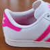adidas Coast Star J Shoes Kids EE7464 White / Shock Pink Size 6 Girls