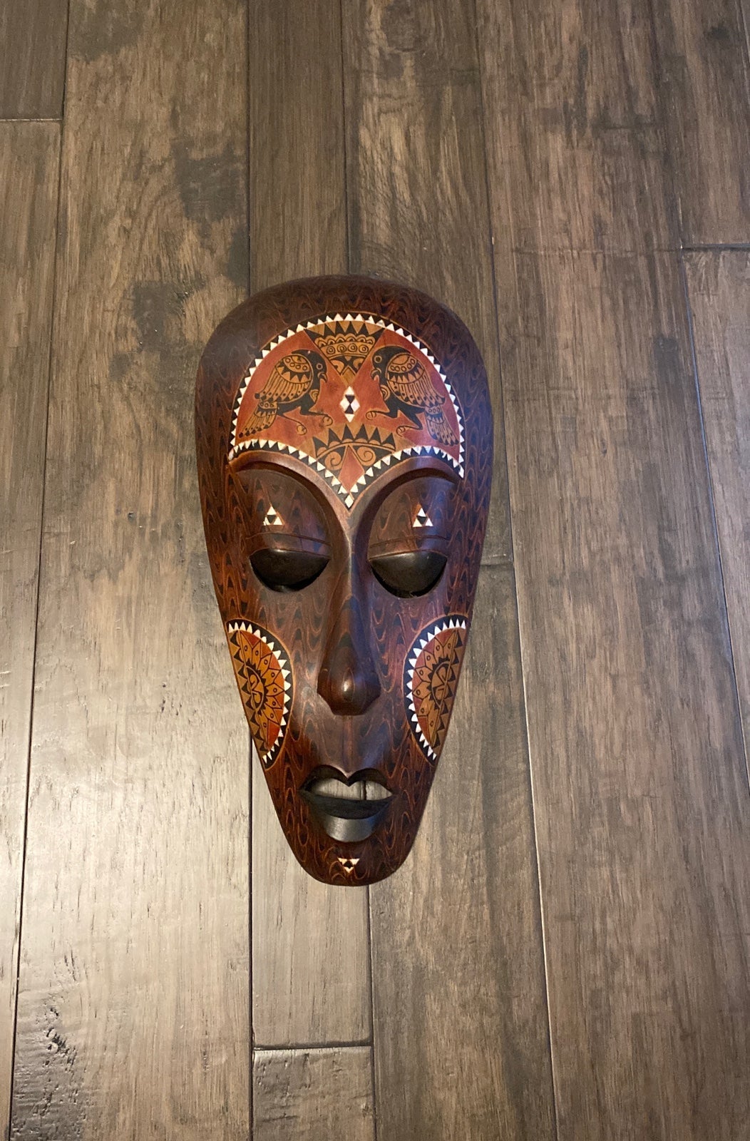 Lombok Mask With Mother Of Pearl Inlay