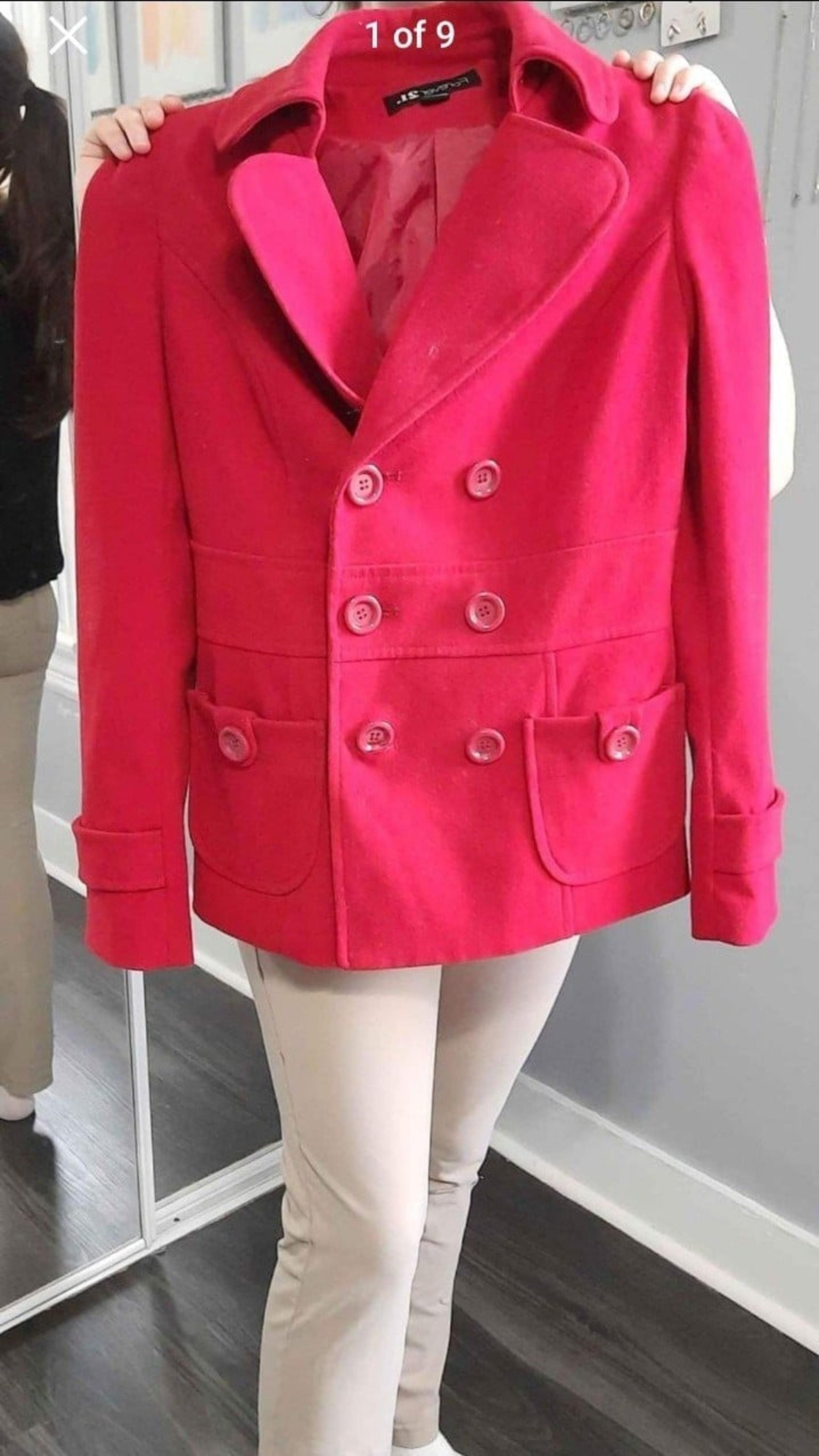 Red Forever 21 Peacoat