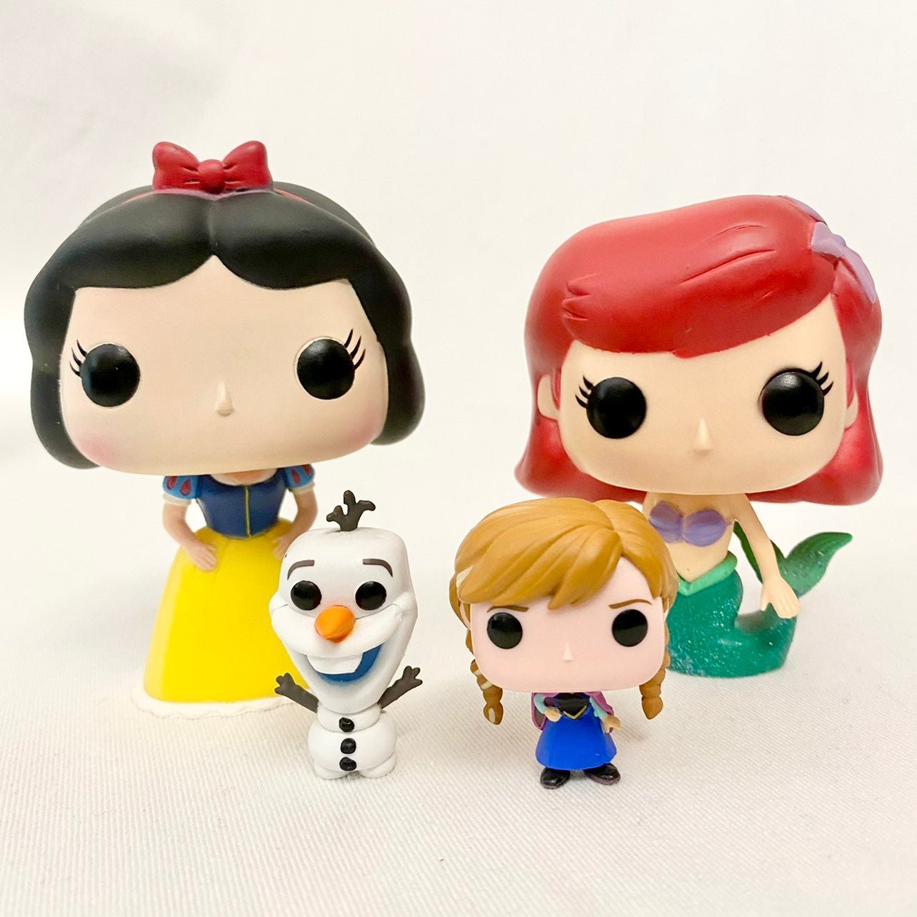 Funko Snow White, Ariel, Anna, & Olaf