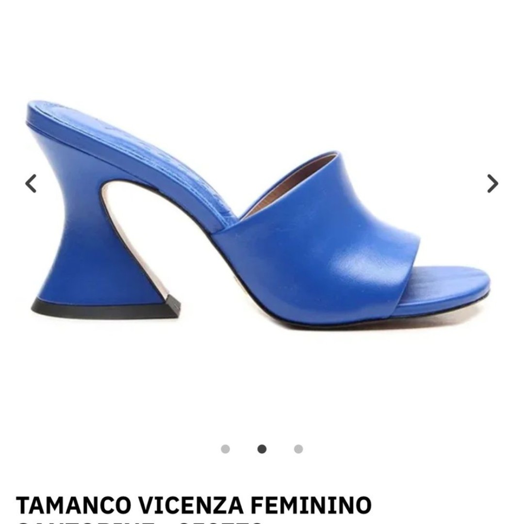NWOT TAMANCO VICENZA FEMININO SANTORINE BLUE 37 US 6 Amazing!