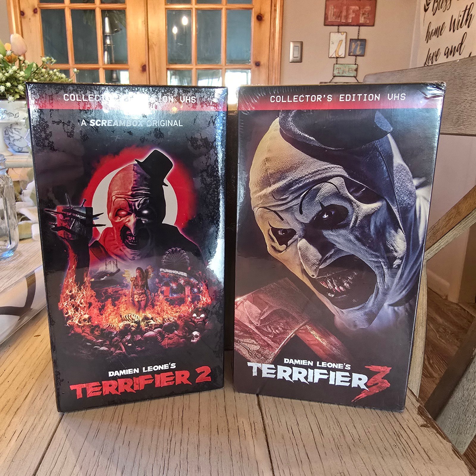 Terrifier 2 and 3 VHS exclusive