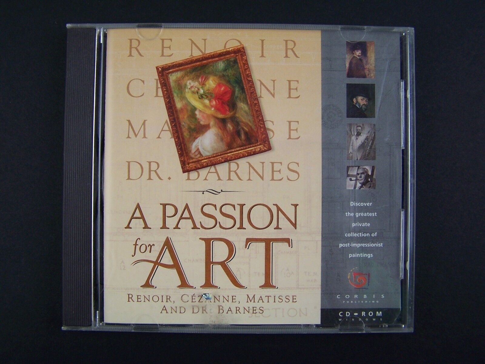 A Passion for Art Multimedia PC Game CD-ROM