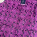 SuiSional Men's Violet Paisley 5 Button Down Vest Size L w/ Bow Tie