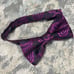 SuiSional Men's Violet Paisley 5 Button Down Vest Size L w/ Bow Tie