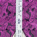 SuiSional Men's Violet Paisley 5 Button Down Vest Size L w/ Bow Tie