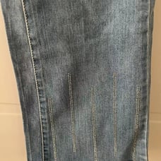 Women's versatile casual thin denim capris