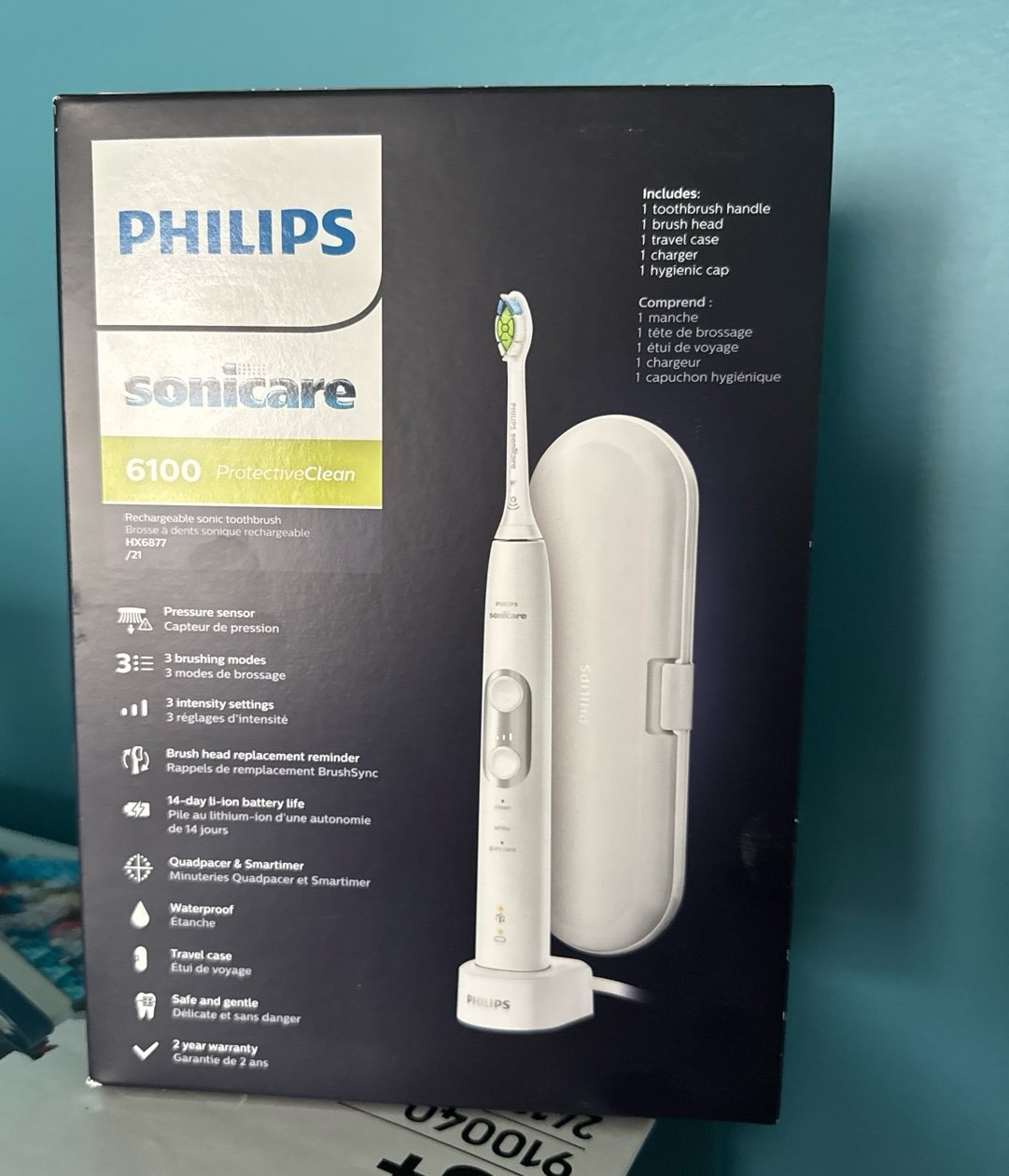 PHILLIPS Sonicare 6100 Protective Clean toothbrush NEW.
