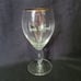 Set Of Six Irish Coffee Glass Goblets, Gold Rim, Green Shamrock On Stem