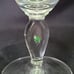 Set Of Six Irish Coffee Glass Goblets, Gold Rim, Green Shamrock On Stem