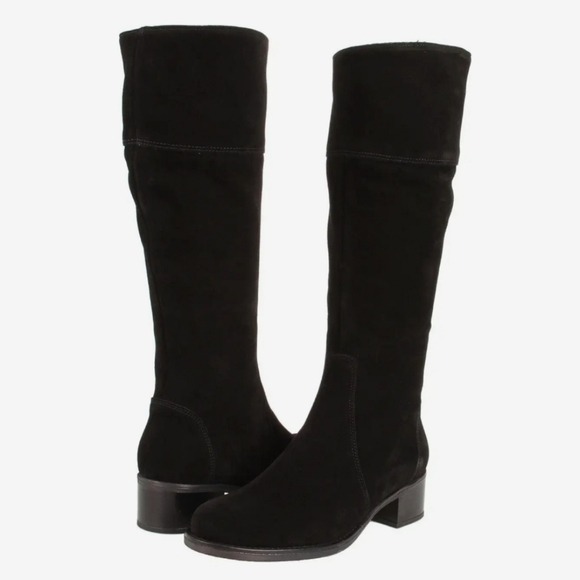 NEW La Canadienne | Passion Black Suede Riding Boot